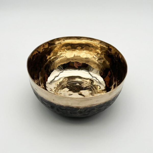 Ramgandi Klangschale in Gold-Schwarzer Optik