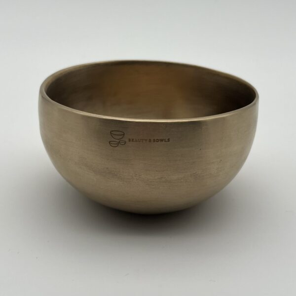 Klangschale Flower of Life 12 cm 446 g Grundton 521,48 Hz., Matte Optik