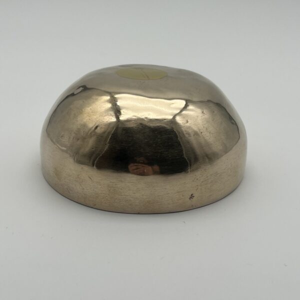 Klangschale in goldener Optik 12 cm 392 g. Grundton 500,98 Hz
