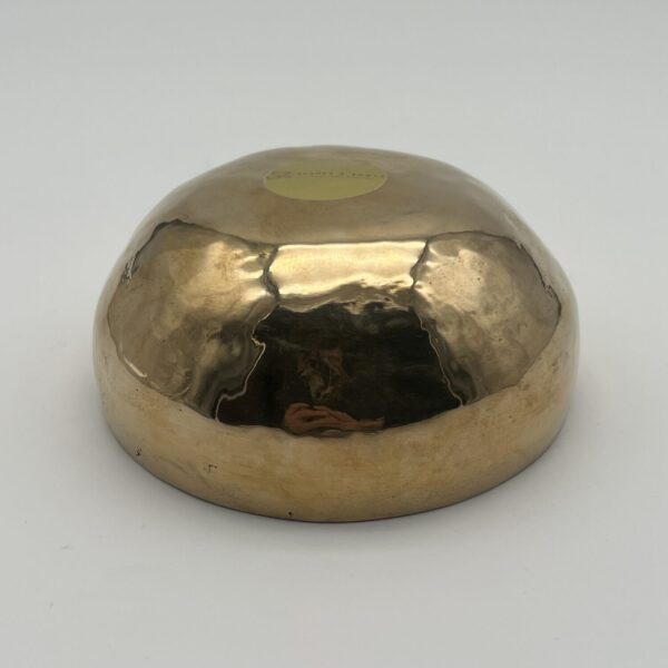 Klangschale in goldener Optik 12 cm 413 g. Grundton 566,89 Hz