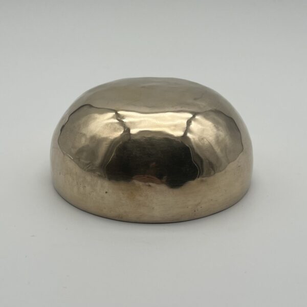 Klangschale in goldener Optik 12 cm 399 g. Grundton 530,27 Hz