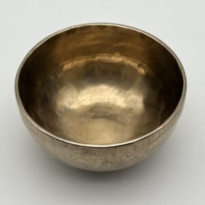 Klangschale in goldener Optik 14 cm 521 g Grundton 383,79 Hz