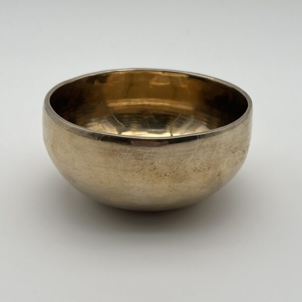 Klangschale in goldener Optik 12 cm 354 g Grundton 477,54 Hz