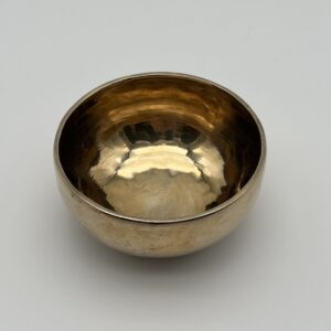 Klangschale in goldener Optik 12 cm 354 g Grundton 477,54 Hz