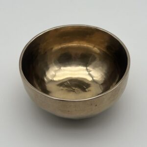 Klangschale in goldener Optik 14 cm 510 g Grundton 421,88 Hz