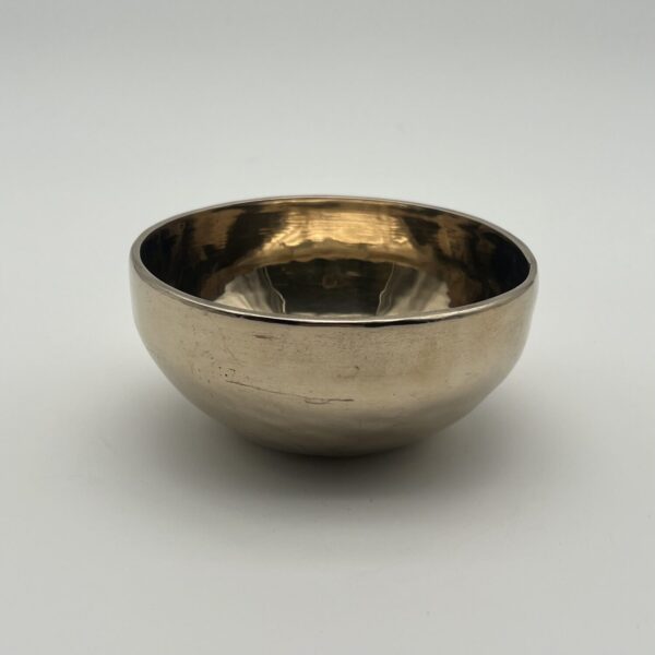 Klangschale in goldener Optik 12 cm 396 g. Grundton 477,54 Hz