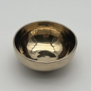 Klangschale in goldener Optik 12 cm 396 g. Grundton 477,54 Hz