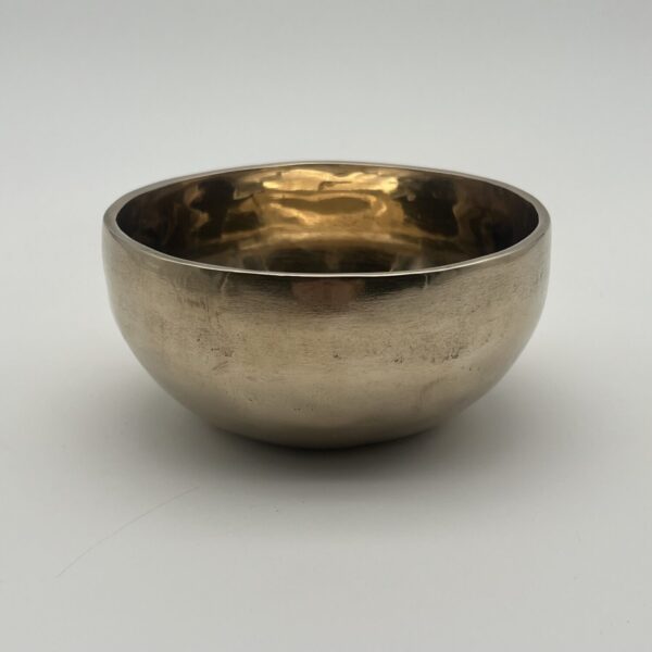 Klangschale in goldener Optik 12 cm 410 g. Grundton 540,53 Hz