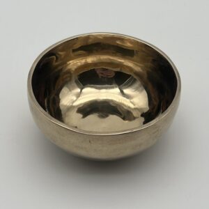 Klangschale in goldener Optik 12 cm 410 g. Grundton 540,53 Hz