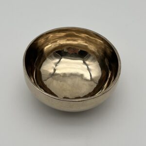 Klangschale in goldener Optik 12 cm 355 g. Grundton 489,26 Hz