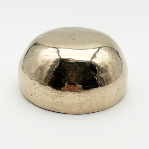 Klangschale in goldener Optik 12 cm 325 g. Grundton 465,82 Hz. – Bild 3