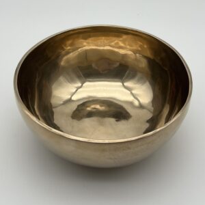 Klangschale in goldener Optik 20 cm 1100 g Grundton 213,87 Hz