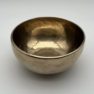 Klangschale in goldener Optik 20 cm 1115 g Grundton 203,61 Hz
