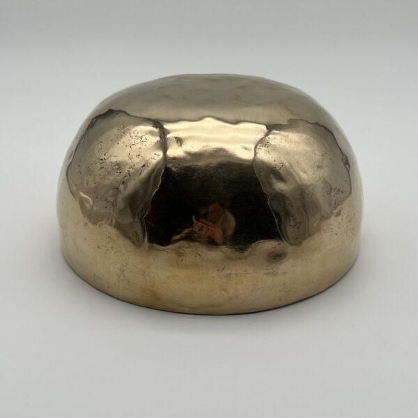 Klangschale in goldener Optik 18 cm 1002 g Grundton 186,04 Hz
