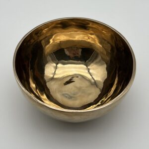 Klangschale in goldener Optik 18 cm 1030 g Grundton 229,98 Hz