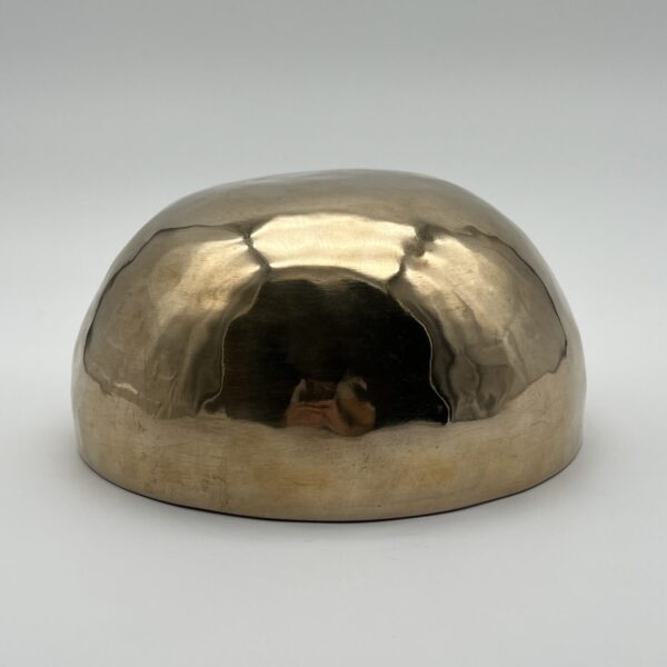 Klangschale in goldener Optik 20 cm 1049 g Grundton 196,29 Hz