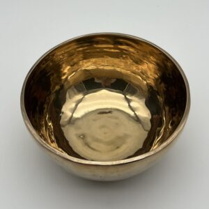 Klangschale in goldener Optik 18 cm 1056 g Grundton 241,70 Hz