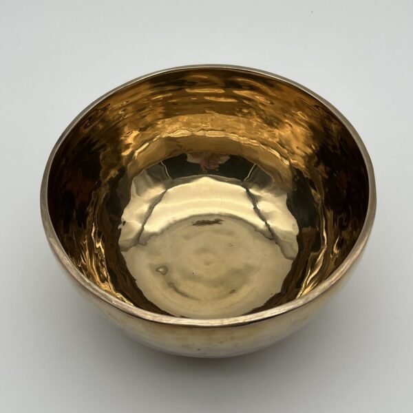Klangschale in goldener Optik 18 cm 1056 g Grundton 241,70 Hz