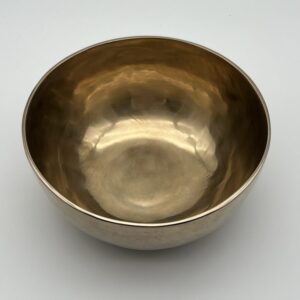 Klangschale in goldener Optik 20 cm 1041 g Grundton 191,89 Hz