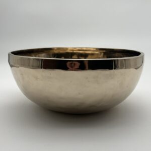 Klangschale in goldener Optik 28 cm 2130 g Grundton 357,42 Hz
